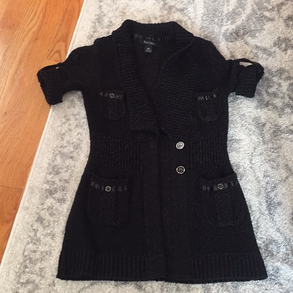 White House Black Market short sleeve duster
